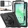 SEYMAC stock Case for Samsung Galaxy Tab A11 PlusA9 Plus 11 FullBody Drop Protection Case with Screen Protector Pencil Holder 360 Rotating Hand Strap Stand Black