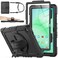 SEYMAC stock Case for Samsung Galaxy Tab A11 PlusA9 Plus 11 FullBody Drop Protection Case with Screen Protector Pencil Holder 360 Rotating Hand Strap Stand Black