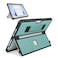 SSS&Acirc;&middot;GRGB SSSGRGB Case fit Microsoft Surface Pro 111098 13Inch with Stent Cover Hand Strap Allinone Rugged Case Compatible with Type Cover Keyboards Cyan