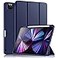 Wenlaty Compatible with iPad Pro 11 Inch Case 4th3rd2nd Generation with Pencil Holder for 11 Inch iPad Pro Case 202220212020 Protective Trifold Cover with Soft TPU Back Auto WakeSleep Navy