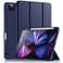 Wenlaty Compatible with iPad Pro 11 Inch Case 4th3rd2nd Generation with Pencil Holder for 11 Inch iPad Pro Case 202220212020 Protective Trifold Cover with Soft TPU Back Auto WakeSleep Navy