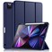 Wenlaty Compatible with iPad Pro 11 Inch Case 4th3rd2nd Generation with Pencil Holder for 11 Inch iPad Pro Case 202220212020 Protective Trifold Cover with Soft TPU Back Auto WakeSleep Navy