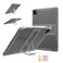 UUcovers Clear Stand Case for iPad Pro 129 Inch 6th5th4th3rd Generation 2022202120202018 with Pencil Stylus Pen HolderKickstand Soft TPU Back Transparent Shockproof Lightweight Cover Clear
