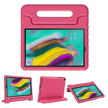 SIMPLEWAY Kids Case for Samsung Galaxy Tab S5e 105 Inch 2019 Released Model SMT720T725T727 Tablet Shockproof Lightweight KidsFriendly EVA with Handle Stand Holder Tablet Case Rose