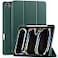 LEOMARON Compatible with iPad Pro 13 Inch Case M5 2025 M4 2024 Soft TPU Back Cover for iPad 13 Pro Case with Pencil Pro USBC Holder Trifold Stand Auto WakeSleep Pine Green