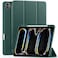LEOMARON Compatible with iPad Pro 13 Inch Case M5 2025 M4 2024 Soft TPU Back Cover for iPad 13 Pro Case with Pencil Pro USBC Holder Trifold Stand Auto WakeSleep Pine Green