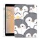 JOYLAND Cute Penguin Case for iPad 9th7th8th Generation 202120202019 102 with Pencil Holder Clear TPU Foldable Smart Stand Back Cover Auto WakeSleep Full Body Protection Shockproof Case