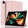 ZryXal New iPad Pro 129 Inch Case 2022202120206th5th4th Gen with Pencil HolderSmart Case Support Touch ID and Auto WakeSleep with Auto 2nd Gen Pencil Charging Rose Pink