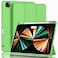 ZryXal New iPad Pro 129 Inch Case 2022202120206th5th4th Gen with Pencil HolderSmart Case Support Touch ID and Auto WakeSleep with Auto 2nd Gen Pencil Charging Grass Green