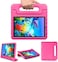 Golden Sheeps Kid Friendly Case Compatible for Walmart Onn 7 3rd gen 2022 ReleaseModel100071481 Shockproof Ultra Light Weight Convertible Handle Stand Cover Rose