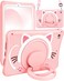 Wazzasoft for iPad mini 45 Case 79 Inch Girls Cute Cat Kawaii Cover Girly 3D Cartoon Women Kitten with Rotating Handle Stand Strap Soft Silicone Funda for Apple iPad mini 5th4th Gen Cases