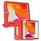 HDE Case for iPad 9th Generation 102 inch for Kids with Builtin Screen Protector Shockproof Cover with Handle Stand fits 2021 9th Gen 2020 8th 2019 7th Models Red
