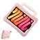 LeiJue Kids Case for iPad mini 7 A17 Pro 2024 iPad Mini6 2021 Light Weight Heavy DutyShockproofDrop Proof with HandleKickstand Child Friendly Cover for iPad mini 7th6th Gen 83inch Pink