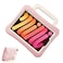 LeiJue Kids Case for iPad mini 7 A17 Pro 2024 iPad Mini6 2021 Light Weight Heavy DutyShockproofDrop Proof with HandleKickstand Child Friendly Cover for iPad mini 7th6th Gen 83inch Pink