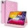 Changjia for iPad Pro 129 Inch Case 6th5th4th3rd Generation 2022202120202018Crown Diamond Bling Cute PU Leather Smart Auto SleepWake Stand Shockproof Protective Case for iPad 129 InchPink