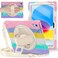 BRAECNstock Kids Case for Apple iPad A16 11th10th Generation Case 11109 20252022 Shockproof Protective with Screen Protector Pencil Holder 360Rotating Stand Hand Strap Colorful Pink