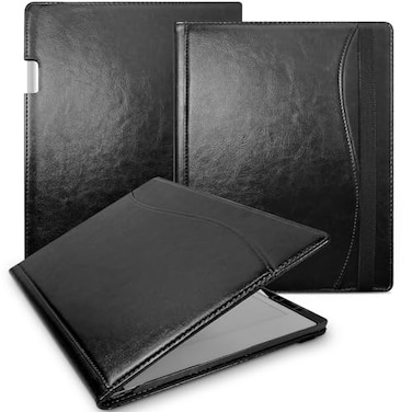 E NET-CASE E NETCASE Case for Remarkable 2 Tablet 103 inch 2020 Released New Business Design Upgraded Leather Cover for Remarkable 2 Digital Paper with Stand Pen Holder Black
