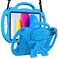 LTROP Kids Case for iPad A16 11th Generation 11inch2025 10th Generation 109 Inch2022 Air 5th 4th Gen 109 with Shoulder Strap Shockproof Lightweight Handle Stand Child Bumper Case Blue