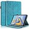 Pefcase Case for Samsung Galaxy Tab A 105 2018 Model SMT590T595T597 Flip Stand Leather Wallet Case Protective Cover with Card Holder for Tab A 105 2018 Model SMT590T595T597 Turquoise