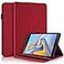 Pefcase Case for Samsung Galaxy Tab A 105 2018 Model SMT590T595T597 Flip Stand Leather Wallet Case Protective Cover with Card Holder for Tab A 105 2018 Model SMT590T595T597 Red