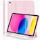 iMieet iPad A16 CaseiPad 10th Generation Case 11Inch 2025109 Inch 2022 with Pencil Holder Trifold Stand Smart Cover with Soft TPU BackAuto WakeSleepPink