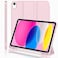 iMieet iPad A16 CaseiPad 10th Generation Case 11Inch 2025109 Inch 2022 with Pencil Holder Trifold Stand Smart Cover with Soft TPU BackAuto WakeSleepPink