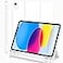 iMieet iPad A16 Case 11th GeniPad 10th Generation Case 11Inch 2025109 Inch 2022 with Pencil Holder Trifold Stand Smart Cover with Soft TPU BackAuto WakeSleepWhite