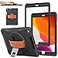 New Trent iPad 9th Generation 8th Generation 7th Generation Stronger Kickstand Full Body case with Rotational Hand Strap Screen Protector 2021 2020 2019