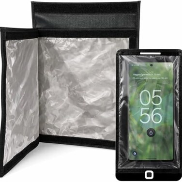 Digital Forensic Evidence Veteran Business Transparent Faraday RFID Blocking TabletCellphone Faraday Case WiFi Bluetooth Cellular Blocking Case Transparent Confidence