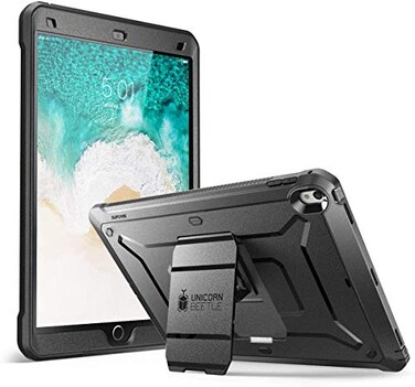 SUPCASE iPad Pro 129 Case 2017 Heavy Duty Unicorn Beetle Pro Series Rugged Protective Case Without Screen Protector for Apple iPad Pro 129 Inch 2017 Not Fit 2018 VersionBlack