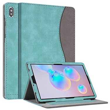 Fintie Case for Samsung Galaxy Tab S6 105 2019 Model SMT860T865T867 Patented S Pen Slot Design MultiAngle Viewing Stand Cover Auto WakeSleep Denim Turquoise