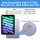 ProCase Smart Case for iPad mini 7 A17 Pro 2024iPad Mini 6 2021 83 Inch iPad mini 7th6th Gen Case Hard Back Cover for iPad mini 83 7th Gen A2995A2996A29936th Gen A2567 A2568 A2569 Navy