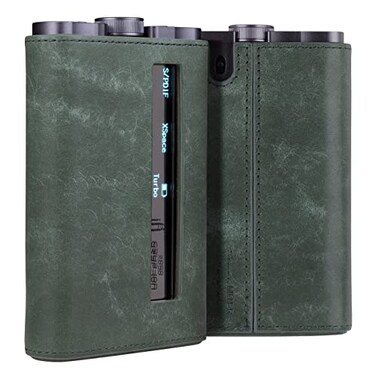 MITER CASE for iFi Audio xDSD Gryphon DAC Handmade Italy Pueblo Leather Case Cover for Gryphon Green