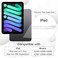 JETech Case for iPad mini A17 Pro 2024 Model 7th Generation mini 6 2021 Model 6th Generation Slim Tablet Cover with Soft TPU Back Auto WakeSleep Black
