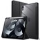 JETech Case ONLY for iPad Air 11Inch M4M3M2 202620252024 iPad Air 54 20222020 5th4th with Pencil Holder Clear Transparent Back Slim Stand Shockproof Tablet Cover Black