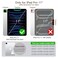 JETech Case ONLY for iPad Pro 11 Inch 2022202120202018 with Pencil Holder Clear Transparent Back Shell Slim Stand Shockproof Tablet Cover Auto WakeSleep Black
