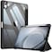Fintie Hybrid Slim Case for iPad A16 11th Generation 11 Inch 2025 iPad 10th Generation 109 Inch 2022 Shockproof Cover with Clear Transparent Back Shell Pencil Holder Black