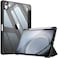 Fintie Hybrid Slim Case for iPad A16 11th Generation 11 Inch 2025 iPad 10th Generation 109 Inch 2022 Shockproof Cover with Clear Transparent Back Shell Pencil Holder Black