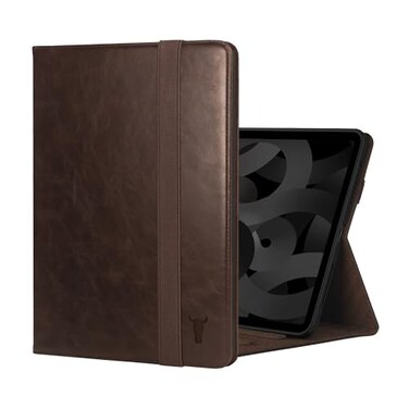 TORRO Case Compatible with iPad 11th 10th Generation Genuine Leather iPad 11th 10th Gen 20252022 Case with Stand Function and WakeSleep Function Dark Brown