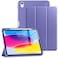 DTTO for iPad A16 11th Generation Case 11 Inch 2025 iPad 10th Generation Case 109 Inch 2022 Slim Trifold Stand Soft TPU Back Protective Cover with Pencil Holder Auto SleepWake Lavender