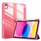 ProCase for iPad A16 11th Generation 11 Inch 202510th Generation 109 Inch 2022 Case with Pencil Holder Hybrid iPad 11 10 Case with Clear Back Supports Auto WakeSleep Pink