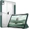 Fintie Hybrid Slim Case for iPad A16 11th Generation 11 Inch 2025 iPad 10th Generation 109 Inch 2022 Shockproof Cover with Clear Transparent Back Shell Pencil Holder Midnight Green