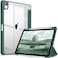 Fintie Hybrid Slim Case for iPad A16 11th Generation 11 Inch 2025 iPad 10th Generation 109 Inch 2022 Shockproof Cover with Clear Transparent Back Shell Pencil Holder Midnight Green