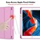 iMieet iPad 9th Generation Case 2021iPad 8th Generation Case 2020 102 Inch with Pencil Holder iPad 7th Gen 2019 Case with Soft Baby Skin Silicone Back Auto WakeSleep Cover Pastel Violet