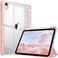 Fintie Hybrid Slim Case for iPad A16 11th Generation 11 Inch 2025 iPad 10th Generation 109 Inch 2022 Shockproof Cover with Clear Transparent Back Shell Pencil Holder Rose Gold
