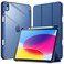 JETech Case for iPad A16 11th10th Generation 20252022 with Pencil Holder Clear Transparent Back Shell Slim Stand Shockproof Tablet Cover Auto WakeSleep Navy