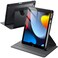 JETech Rotating Case for iPad 987 102Inch 202120202019 Model 9th8th7th Generation with Pencil Holder 360 Degree Rotation Protective Stand Cover Clear Back Auto WakeSleep Black