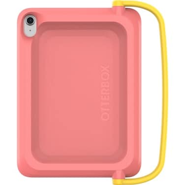 OtterBox Made for Kids Case for iPad A16 iPad 10th Gen WATERMELON SEEDS Pink durable easy grip ridges easy to clean Single Unit ships in Poly Bag Ideal for Business Customers