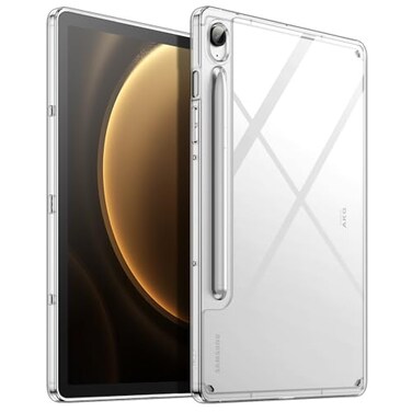 JETech Clear Case for Samsung Galaxy Tab S10 Lite S10 FE S9 FE 109Inch AntiYellowing Transparent Shockproof Slim Tablet Cover with Hard PC Back and Soft TPU Bumper Clear
