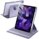 JETech Rotating Case ONLY for iPad Air 11Inch M4M3M2 202620252024 iPad Air 54 20222020 5th4th Generation 109Inch 360 Degree Rotation Protective Stand Cover Clear Back Purple